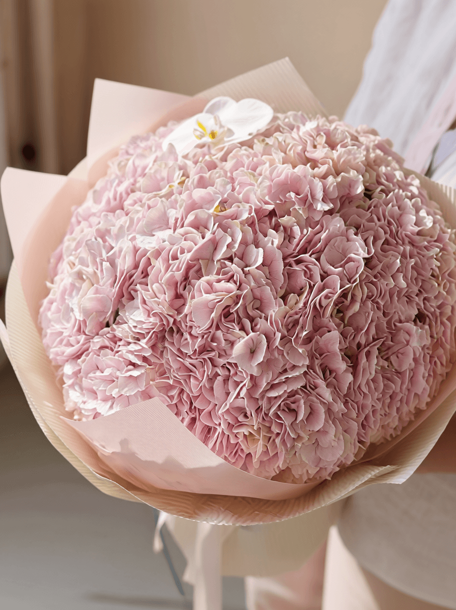 Blush Royale Ortanca Buketi 3 Blush Royale Ortanca Buketi - Görsel 3